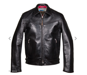 BOLT — Aero Leather Zipped sleeve Highway Man Leather Jacket